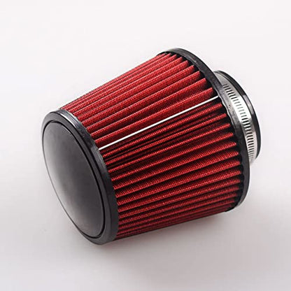 RYANSTAR 76mm 3in High Flow Cone Air Intake Filter Closed Top - size: 3"