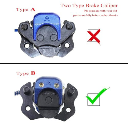 PRO BAT ATV Hydraulic Disc Brake Kits - color: Blue