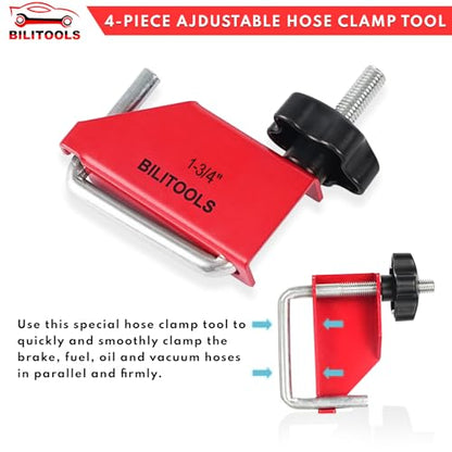 BILITOOLS 4pcs Hose Pinch Off Pliers Set, Clamp Tool for Lines