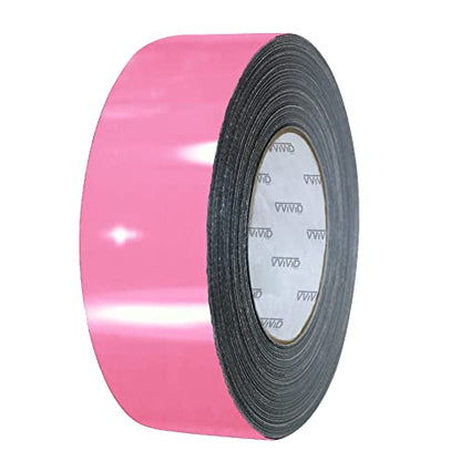 VViViD Gloss Vinyl Detailing Wrap Tape 2" x 20ft DIY Roll (Gloss Pink) - color: Gloss Pink