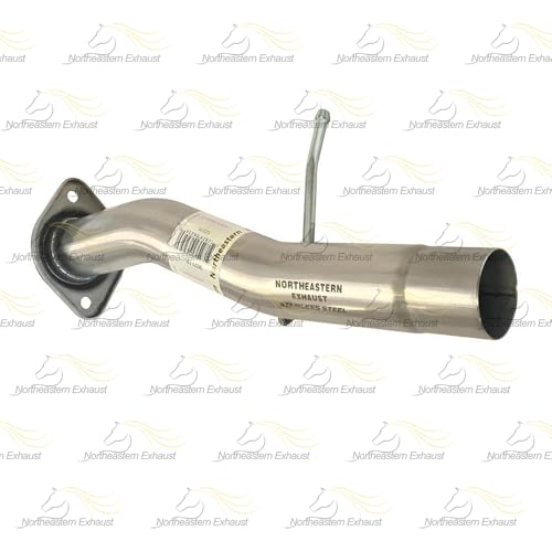 Exhaust Intermediate Pipe, Muffler, Resonator Exhaust Kit Compatible for 2001-2005 GMC Yukon 4.8L 5.3L | Stainless Steel | Northeastern Exhaust | Free Clamps Included | Automotive Replacement Part