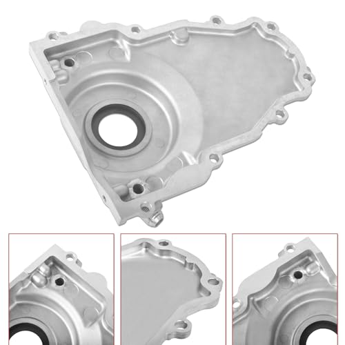 Alum LS Front Timing Cover w/Crank Gasket & Bolts Set-10AN 551589 - size: Gen 3 GM LS Series -10AN 551589