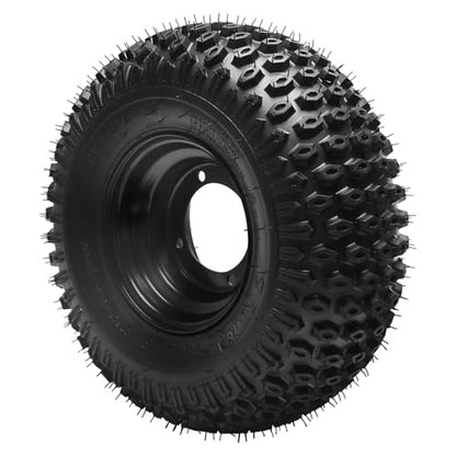 4pcs 7 inch Tubeless Wheels 4 Lug Wheel 110mm Bolt Pattern 16x8-7 ATV Wheel Tires Rims 200/55-7 16x8.00-7 16x8x7 Go-Kart Tires 4 PR for Taotao Buggy Quad Bike Golf Cart Mini Bike Off Road 4PR