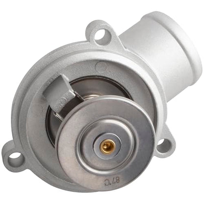 BOXI 902-5175 Engine Coolant Thermostat Housing Assembly Fits for Mercedes-Benz C230 2002 Kompressor Coupe 2-Door L4 2.3L / Replaces ‎944189 1112001715