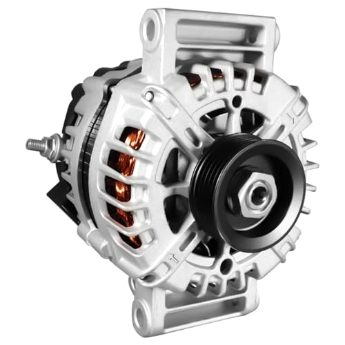 11265N Car Alternators 125 Amp Compatible with 2008-2012 Chevrolet Malibu L4 2.4L, 2008-2010 Cobalt, Pontiac G5, Saturn Aura Sky Vue, Replace 15828450, FG12S010SP - size: 11265N