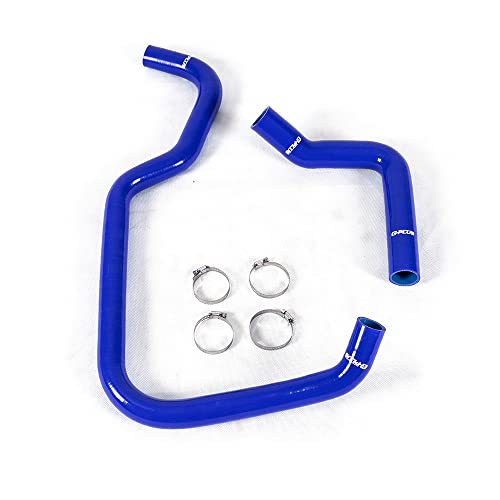 PIT66 Silicone Radiator Hose Kit Fit Chevy Silverado 1500 H/P 2007-2013 - color: Black
