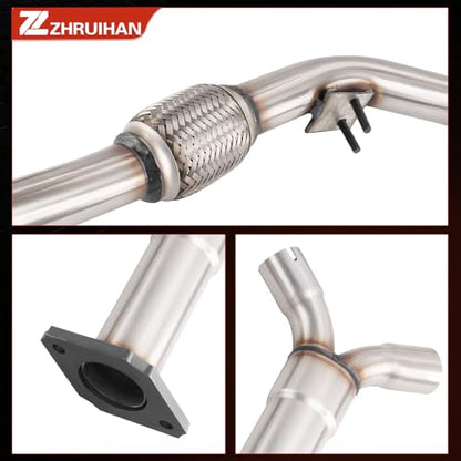 Exhaust | Stainless Steel Exhaust Direct Fit Y Pipe Compatible for - size: 2009-2013 G37 3.7L V6