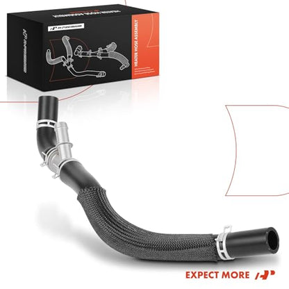 A-Premium HVAC Heater Hose Pipe Line Assembly W/Clamps & Protective Sleeve