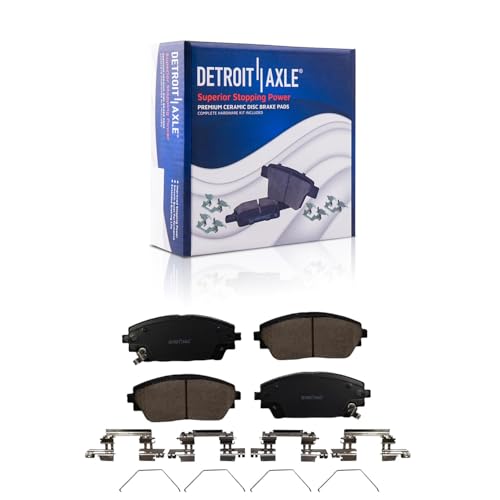 Detroit Axle - FWD 8pc Brake Kit for 2019 2020 2021 2022 2023 Mazda 3 - size: 8PR53591/KIT