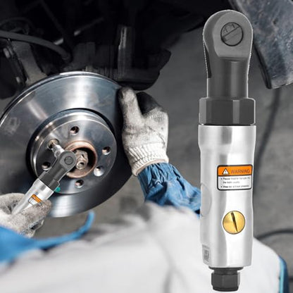 Walfront Impact Wrench, Air Impact Driver Pneumatic Ratchet Wrench Straight Shank Mini Air Ratchets 1/4in Threaded Connector(1/4“)