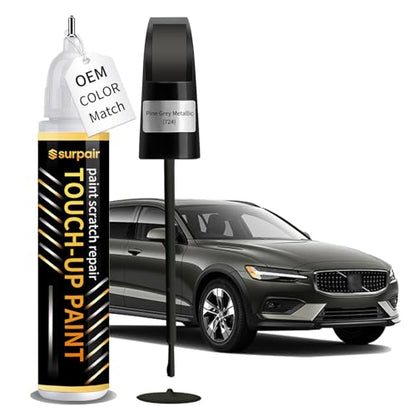 Pine Grey Metallic 724 Touch up Paint for Volvo Car Scratch Remover Pen - color: Pine Grey Metallic (724)