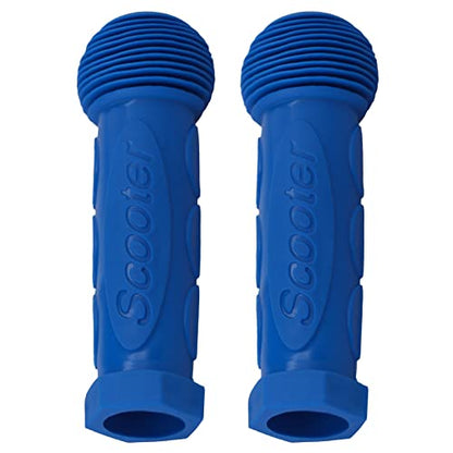 Kids Scooter Handle Grips Replacement Handlebars for 2/3/4 Wheels Child Kick Scooters Bike Rocking Car Push Cart, 9 Color Available, 2-Pack - color: Blue