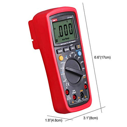 UNI-T Multimeter Kit UT139A, Digital Voltmeter Ohm Meter True RMS Auto/Manual Range 2000 Counts - size: UT139A