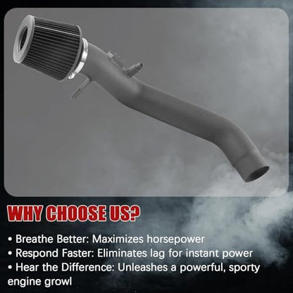 Cold Air Intake Fits BMW F30 335i, F32 435i, F22 M235i, F87 M2 N55 2014-2018, Heat Resistant Aluminum Pipe, Aggressive Roar Sound - color: 2012-2016 335i 435i