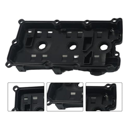 Dual Valve Cover Set with Gasket Compatible with Pathfinder QX4 3.5L 02-03