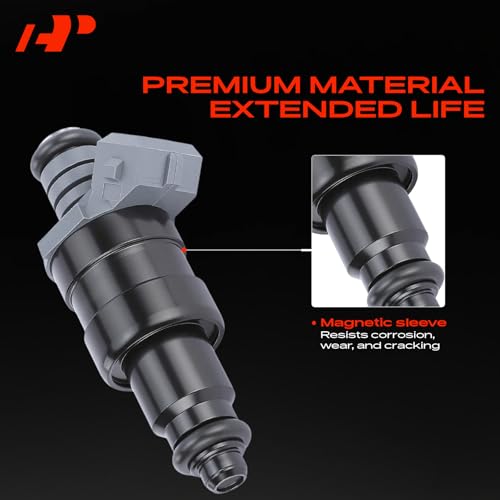 A-Premium Set of 8 Fuel Injectors Compatible with Dodge, Jeep, Ram - style: Pack of 8