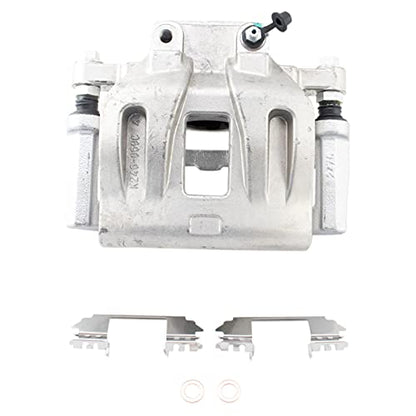 TRQ Front Right Brake Caliper w/Bracket Passenger Side - style: CLA31861