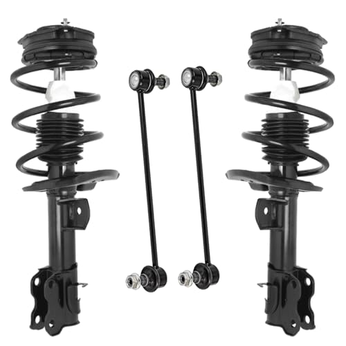 Detroit Axle - Front Struts Sway Bar Links for 2013 Nissan Sentra - size: 4QS54375/Sway Kit