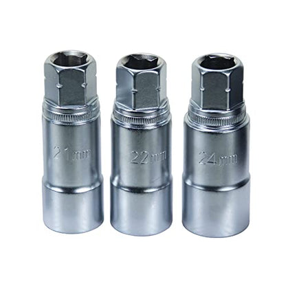 18PCS Steering Hub Suspension Shock Absorber Strut Nut Removal Tool Socket Kit