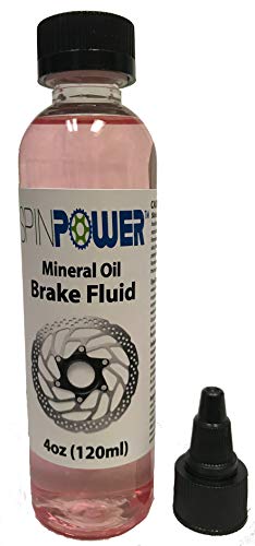 SpinPower Mineral Oil Brake Fluid - 4.3 Ounce (130ml)