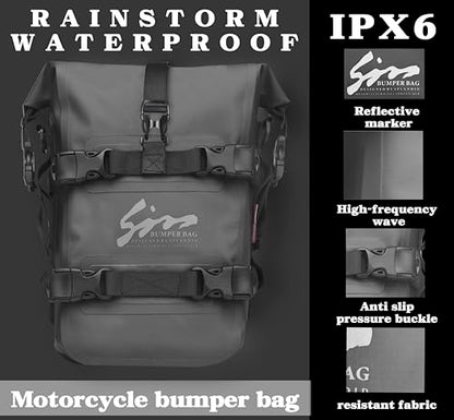 Motorcycle Waterproof Saddle Bag Crash Bar Bag Outdoor Tank Bag - size: 12L