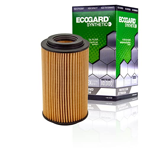 ECOGARD S10382 Cartridge Engine Oil Filter for Synthetic Oil - Premium Replacement | Fits 2014-2022 Mercedes-Benz Sprinter 2500, Sprinter 3500 2.1L; 2014-2023 Sprinter 2.1L