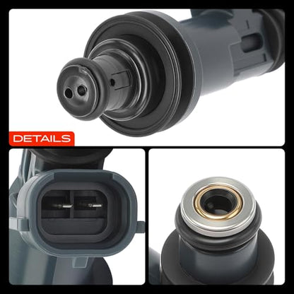 A-Premium Fuel Injectors Set of 6 Compatible with Toyota, Lexus