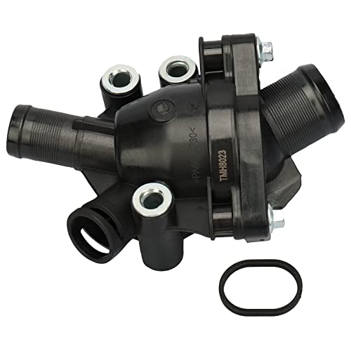 IRONTEK 31319606 Engine Coolant Thermostat Housing 2004-2011 for Volvo S40 - size: 31319606
