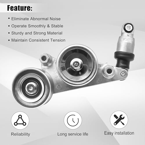 39092 Belt Tensioner Assembly with Pulley Only for V6 Engine