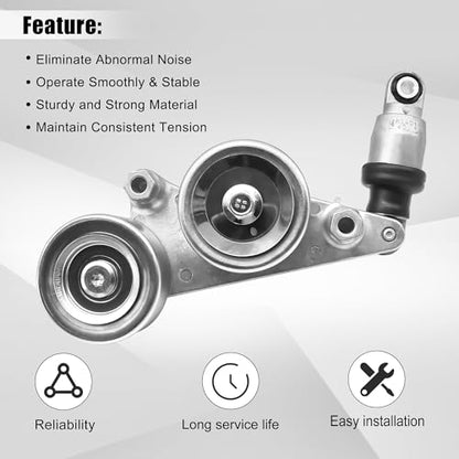 39092 Belt Tensioner Assembly with Pulley Only for V6 Engine