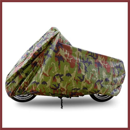 XL 190T Rain Dust Motorcycle Cover Camouflage Outdoor Waterproof 96inch for Honda Replace Parts