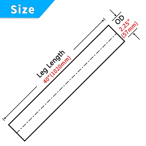 2.25 Inch Straight DIY Custom Mandrel Exhaust Pipe Tube Pipe, 40 Inch Length, 2.25'' OD Mandrel Straight Pipe, T304 Stainless Steel, Universal Fitment - 1PC - size: 2.25''OD-Straight-40''-1PC