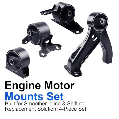 4PCS Engine Motor Mount Set Compatible with Caliber Compass Outlander - size: 2008-2013 Mitsubishi Outlander