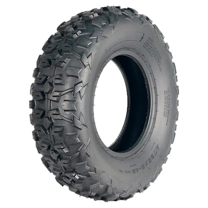 AT25x8-12 Tires ATV Tire ATV＆UTV Trail Sand Off-Road Tire 25x8-12, All Terrain Tires 12mm Tread Depth 25x8x12-6 PR, Tubeless 2PCS - size: DAV101 25X8-12