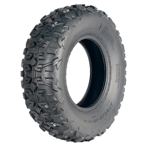 AT25x8-12 Tires ATV Tire ATV＆UTV Trail Sand Off-Road Tire 25x8-12, All Terrain Tires 12mm Tread Depth 25x8x12-6 PR, Tubeless 2PCS - size: DAV101 25X8-12