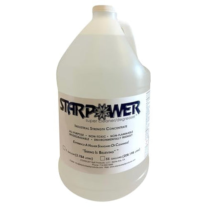 STARPOWER SUPER CLEANER/DEGREASER Concentrate, Heavy Duty, 1 Gallon - size: 128 Fl Oz (Pack of 1)