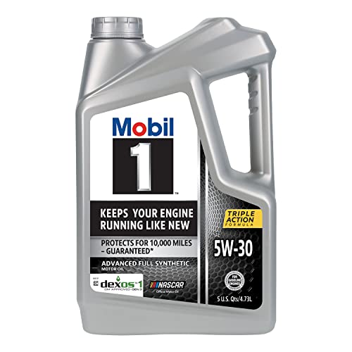Mobil 1 Full Synthetic Motor Oil 5W-30 | Advanced Formula | 5 Quart | Pack of 2 - size: 5 Quart (Pack of 2), style: Full Synthetic