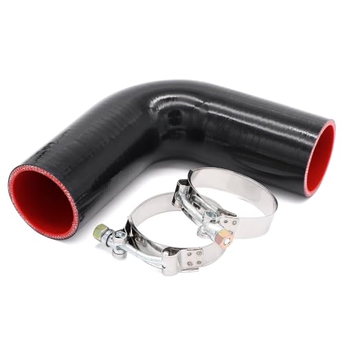90 Degree Elbow Coupler Silicone Hose 4-Ply ID 2.25-inch(57mm) - size: 2.25 Inch