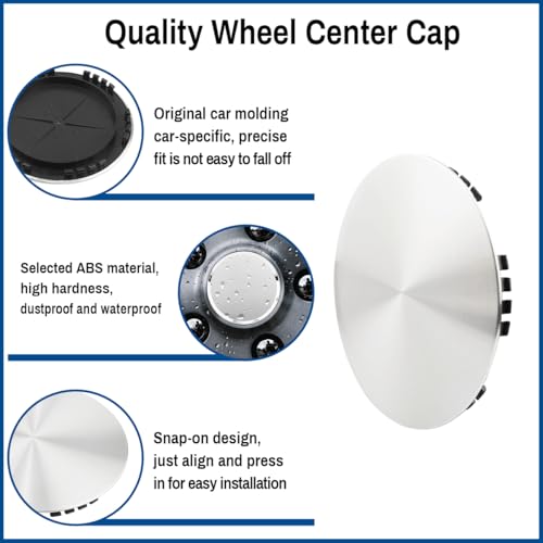 Wheel Center Caps for Chevy 16" Wheel Suburban 1500 Blazer Express Van Suburban Tahoe 1992-1999 Center Hubcaps, 9593887 9593888 15040220, 5 Spokes, 1 PC