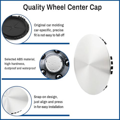 Wheel Center Caps for Chevy 16" Wheel Suburban 1500 Blazer Express Van Suburban Tahoe 1992-1999 Center Hubcaps, 9593887 9593888 15040220, 5 Spokes, 1 PC