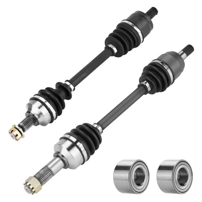 Front CV Axle with Bearing for Honda Foreman 500/ Foreman Rubicon 500 2014 2015 2016 2017 2018 44250-HR4-A21, 44250-HR4-A22 ATV Axles & Bearings - size: 1 pair - front axle & bearing