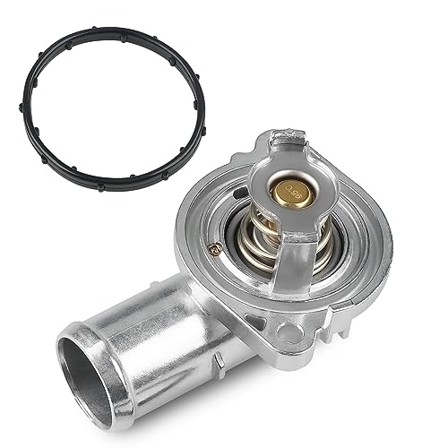 WMPHE Aluminium Engine Coolant Thermostat Housing Compatible with 2011-2019 Dodge Journey/Grand Caravan, 2011-2016 Chrysler Town & Country, 2011-2014 Dodge Avenger/VW Routan Replacement for 5184570AH - size: 902-3036