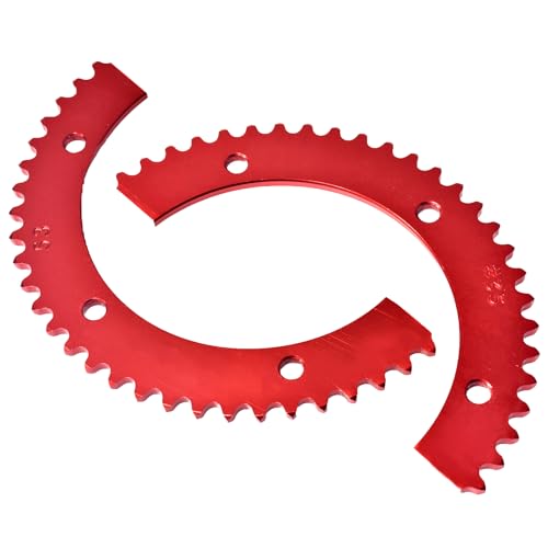 Universal 35 Chain 57T Split Sprocket with Adapter for Predator 212cc 196cc 79cc Go Kart Mini Bike CT200U-EX CT200U BT200X CT100U MB200 MBX11 Motorcycle Black - size: 57 tooth, style: Black