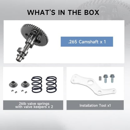 212 .265 Hemi Hot Cam Camshaft for predator 212cc Engine