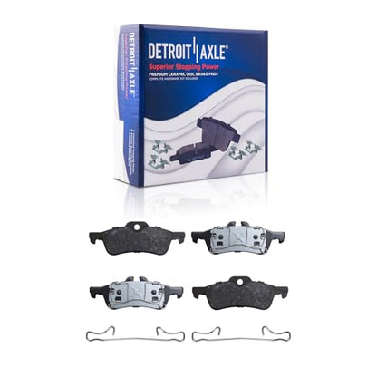 Detroit Axle - 8pc Brake Kit for 2002-2006 Mini Cooper - size: 10PR1200078/kit