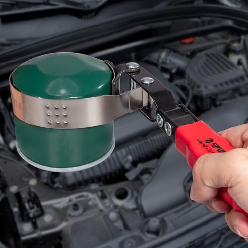 Spurtar Large Oil Filter Wrench Adjustable Swivel Oil Filter Removal Tool - size: Large: 4-9/16" - 5-1/4"