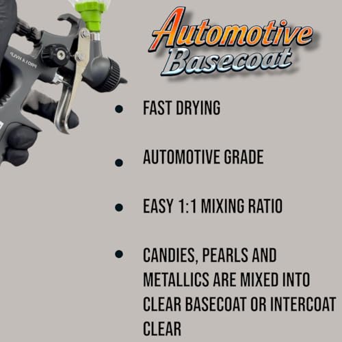 LiME LiNE Automotive Basecoat Paint (1 Pint) (Black) - color: Black