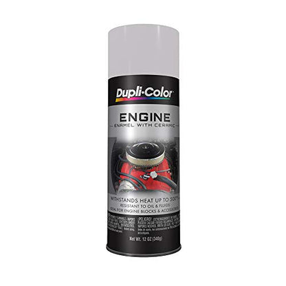 Dupli-Color DE1615-6 PK Engine Enamel Spray Paint with Ceramic - Aluminum - 12 oz Aerosol Can Pack of 6 - color: Aluminum, size: 12 fl oz (Pack of 6)