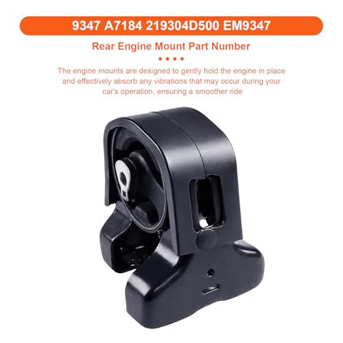 Engine Motor Mount Compatible with Kia Sedona 2006-2010 V6 3.8L/2011 2012 2014 V6 3.5L,Hyundai Entourage 2007-2010 V6 3.8L, Replacement for A7184 A7183 A7149 - size: Sedona 06-14