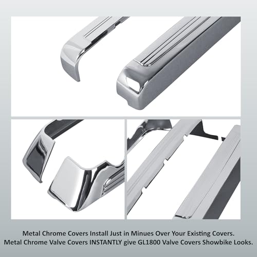 SLMOTO Lighting Engine Valve Covers Trim Fit For Honda Goldwing GL1800 F6B
